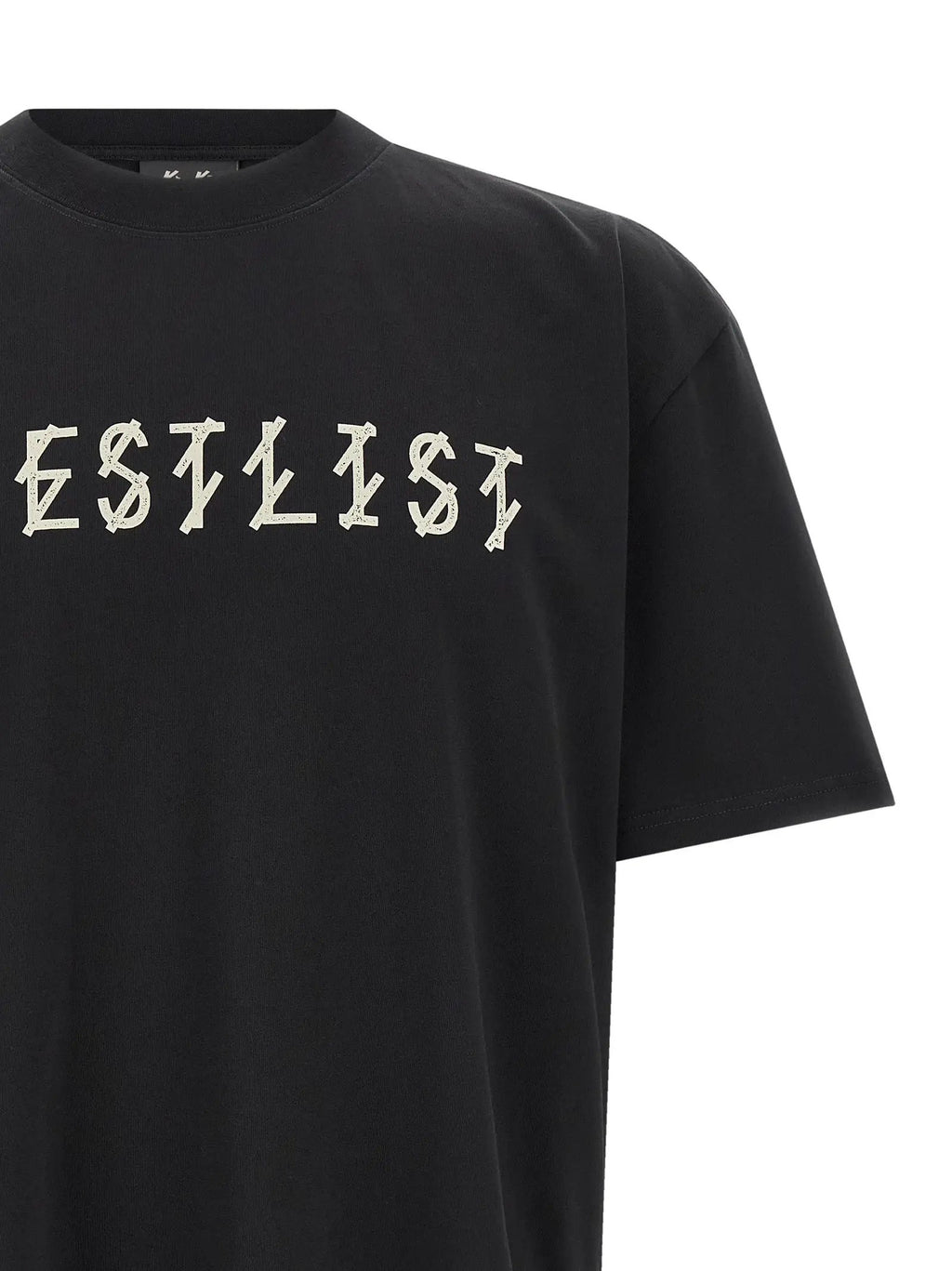 44 Label Group Black Cotton T-Shirt