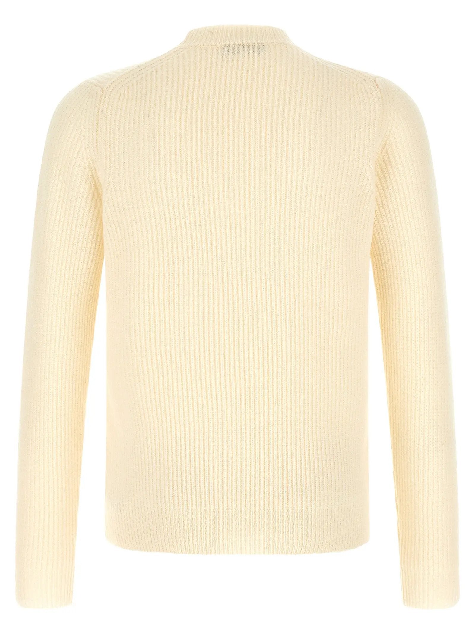 ZANONE White Virgin Wool Cardigan