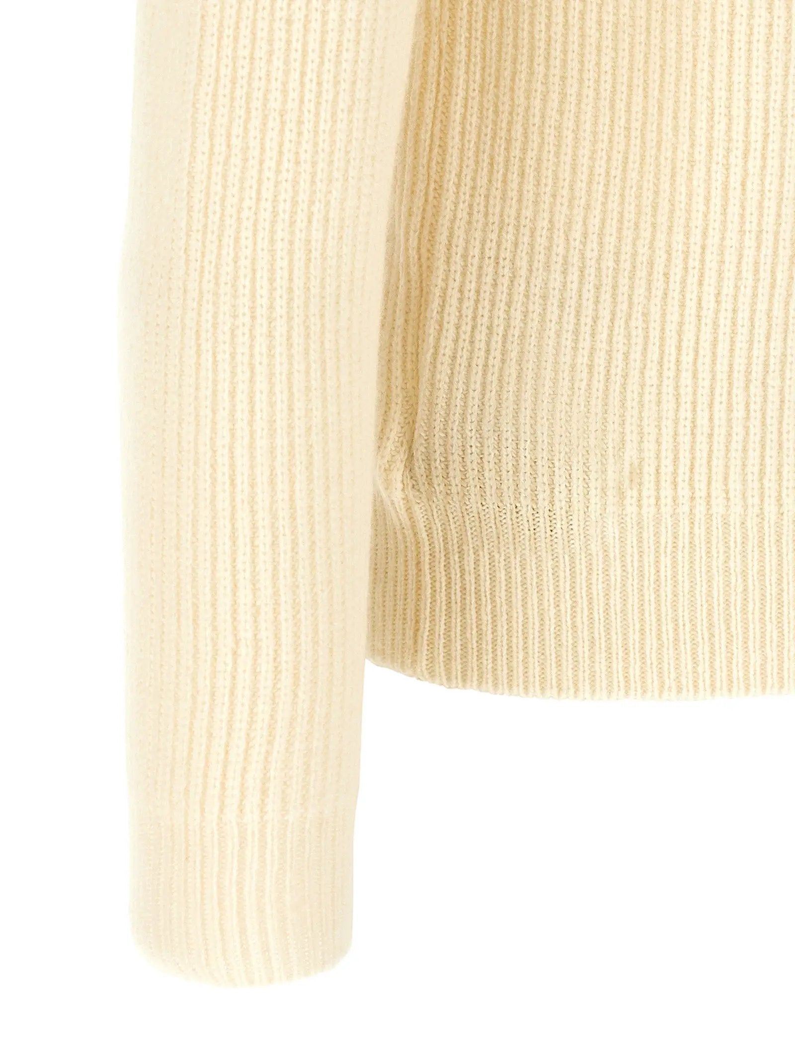 ZANONE White Virgin Wool Cardigan