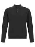 ZANONE Bicolor Virgin Wool Polo Shirt