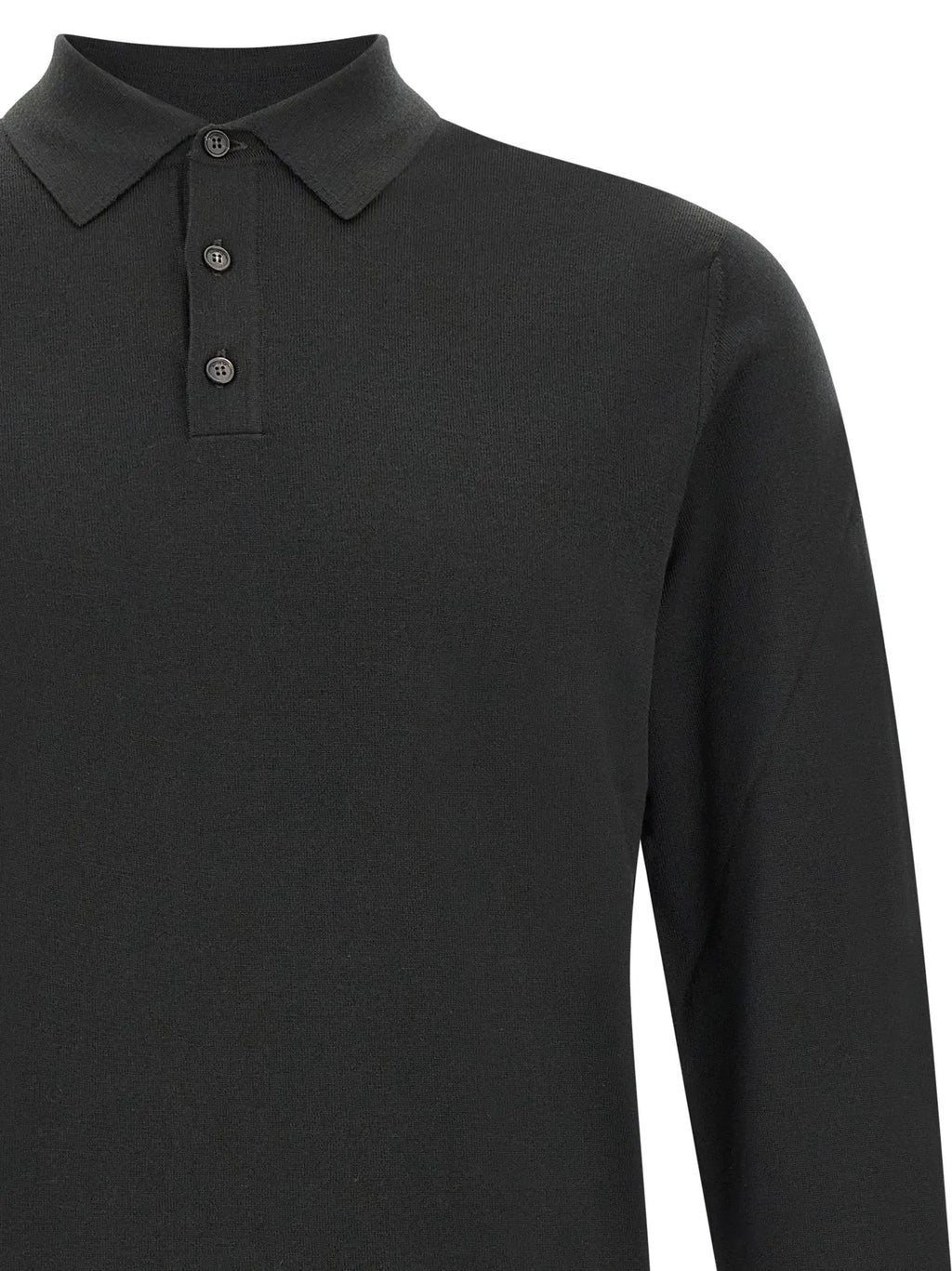 ZANONE Bicolor Virgin Wool Polo Shirt