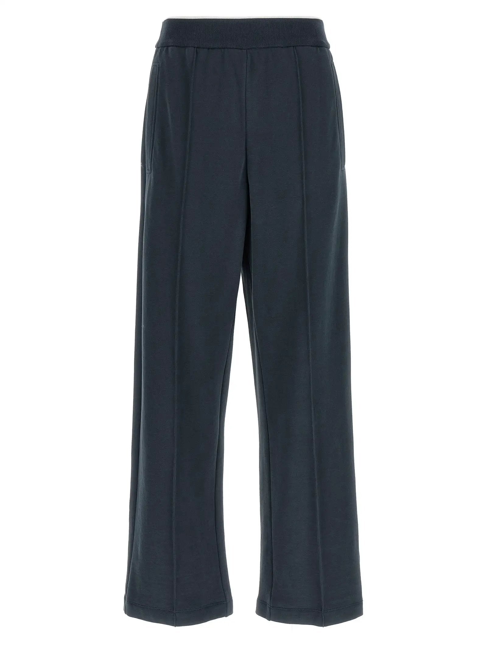 Brunello Cucinelli Blue Cotton Joggers (Workout Pants)