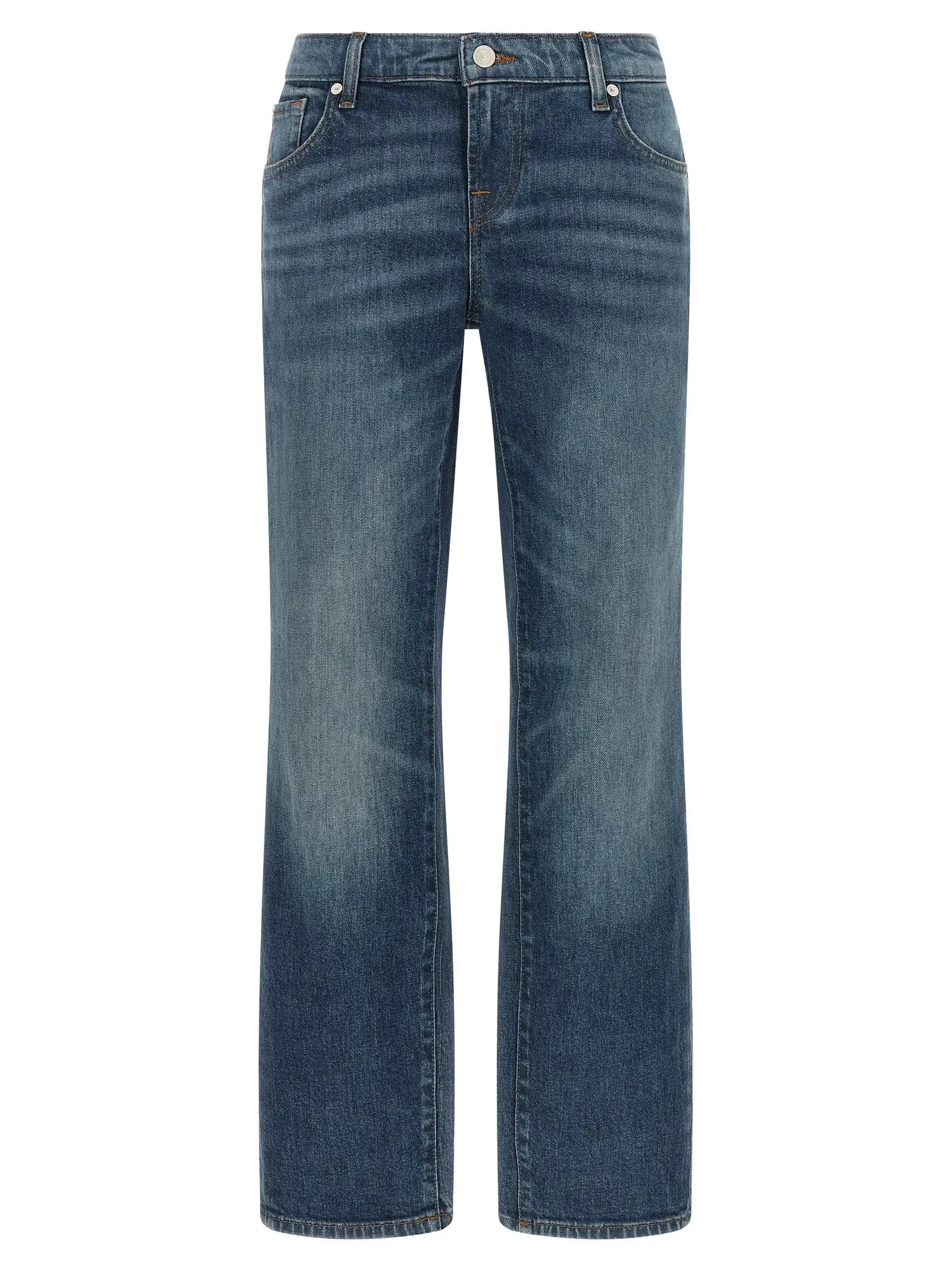 Jean fuselé en coton bleu 7 For All Mankind