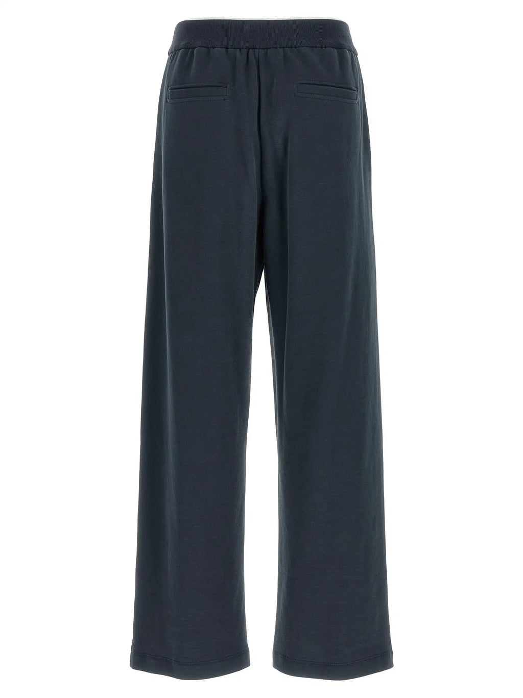 Brunello Cucinelli Blue Cotton Joggers (Workout Pants)