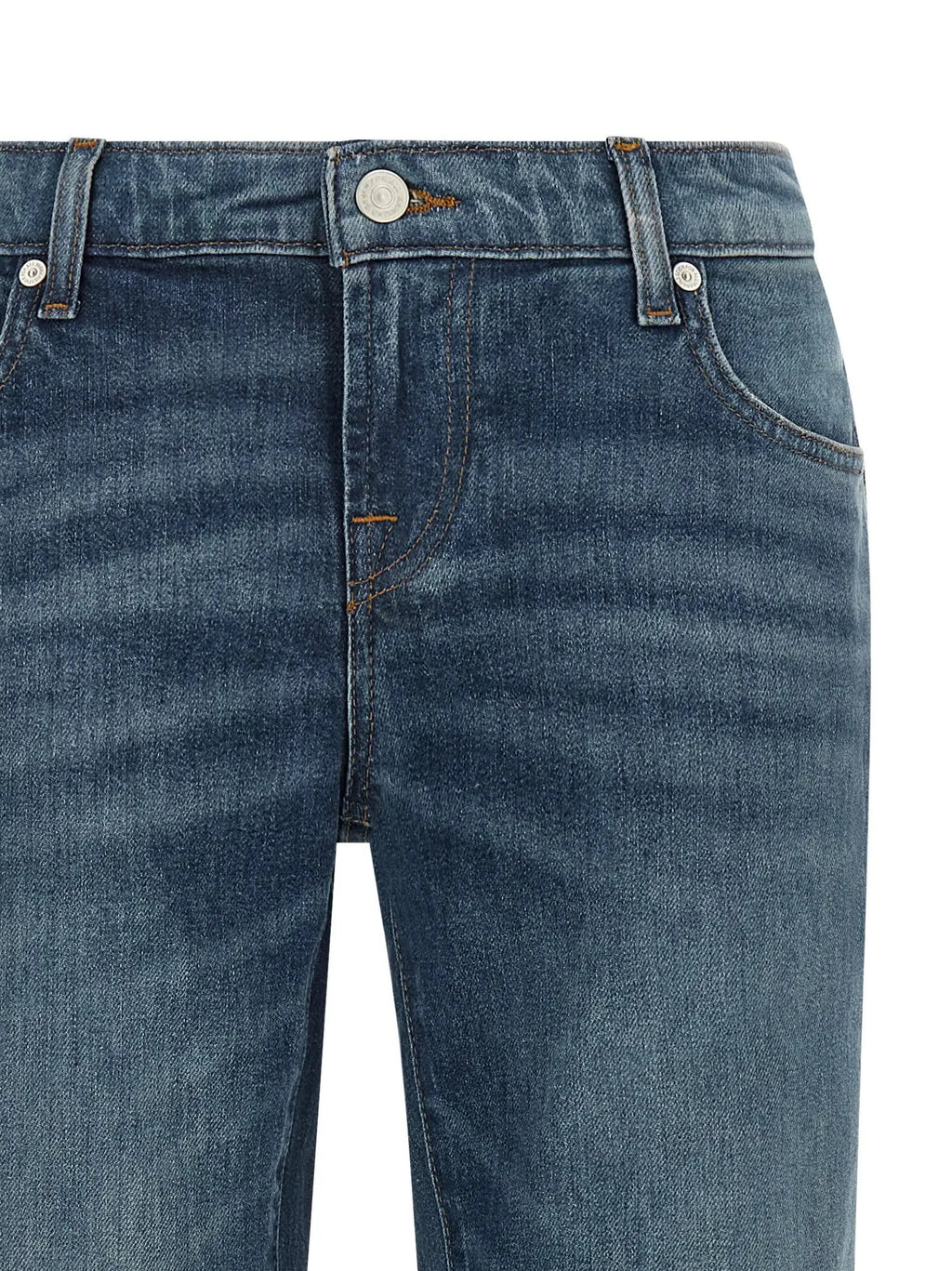 Jean fuselé en coton bleu 7 For All Mankind