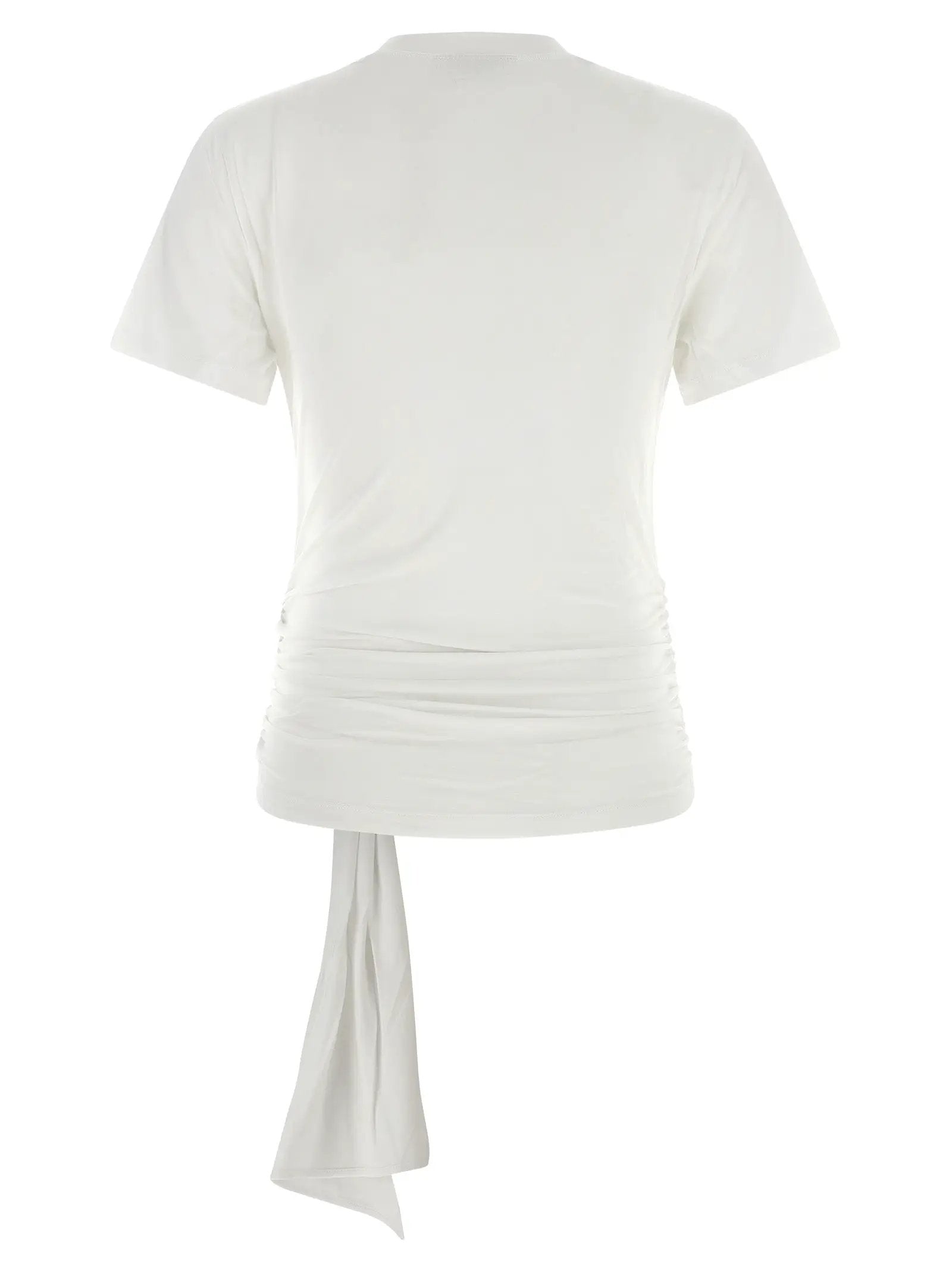 7 For All Mankind White Lyocell T-Shirt