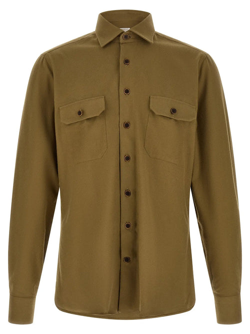 BORRIELLO BORRIELLO Bicolor Cotton Blouse