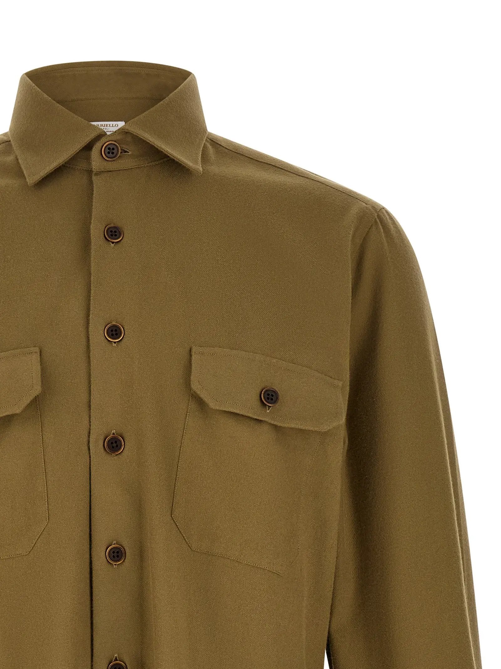 BORRIELLO Bicolor Cotton Blouse