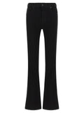 Jean bootcut noir en coton 7 For All Mankind