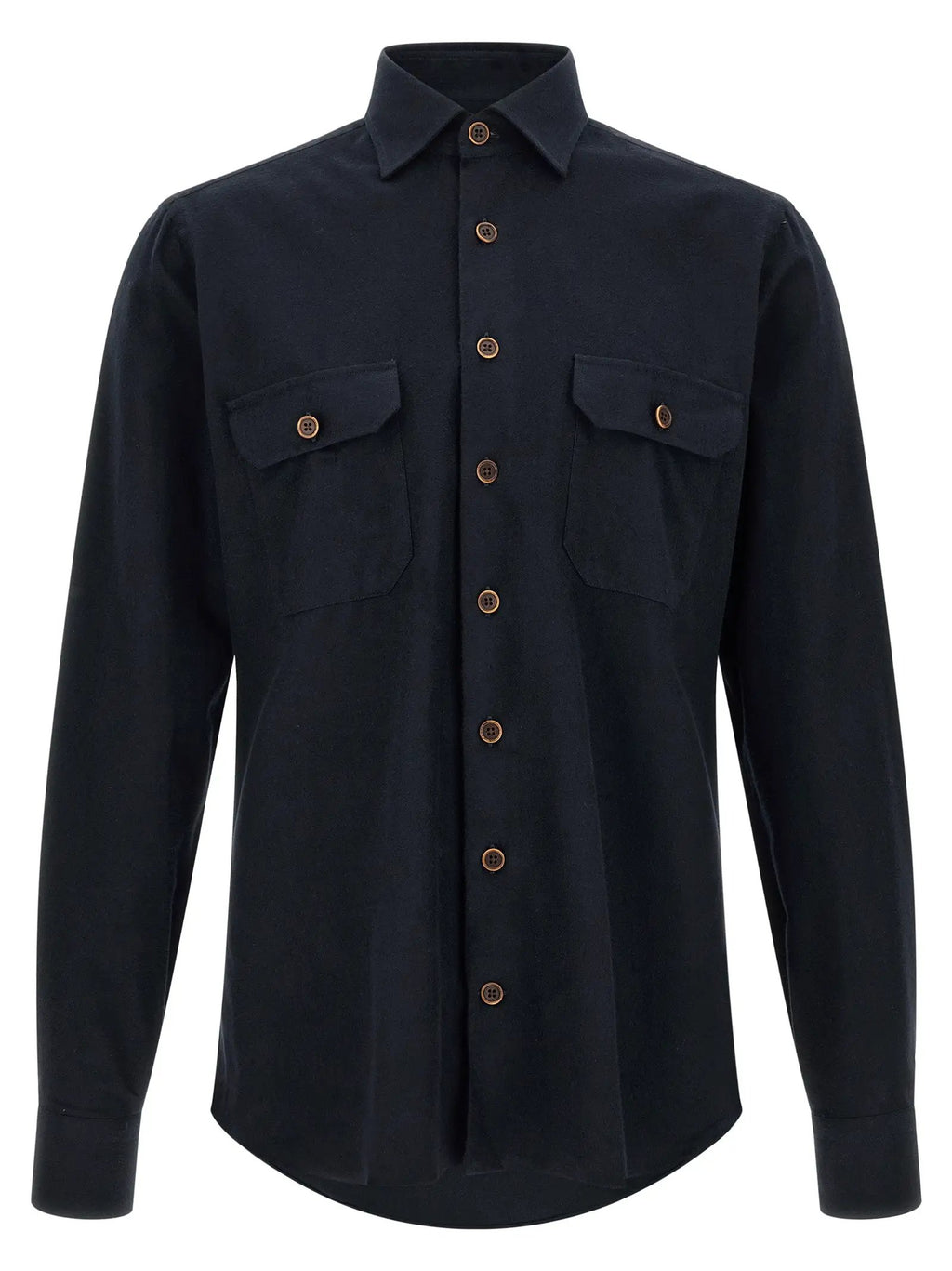 BORRIELLO Blue Cotton Blouse