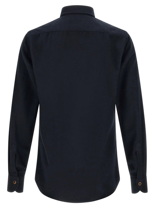 BORRIELLO BORRIELLO Blue Cotton Blouse