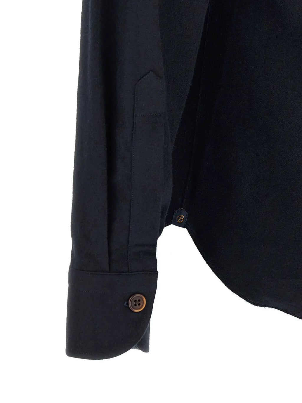 BORRIELLO Blue Cotton Blouse