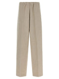 Fabiana Filippi Beige Polyester Casual Pants