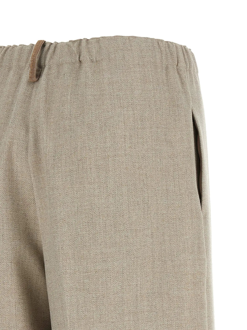 Fabiana Filippi Beige Polyester Casual Pants