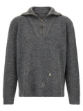 Maison Margiela Gray Linen Cardigan
