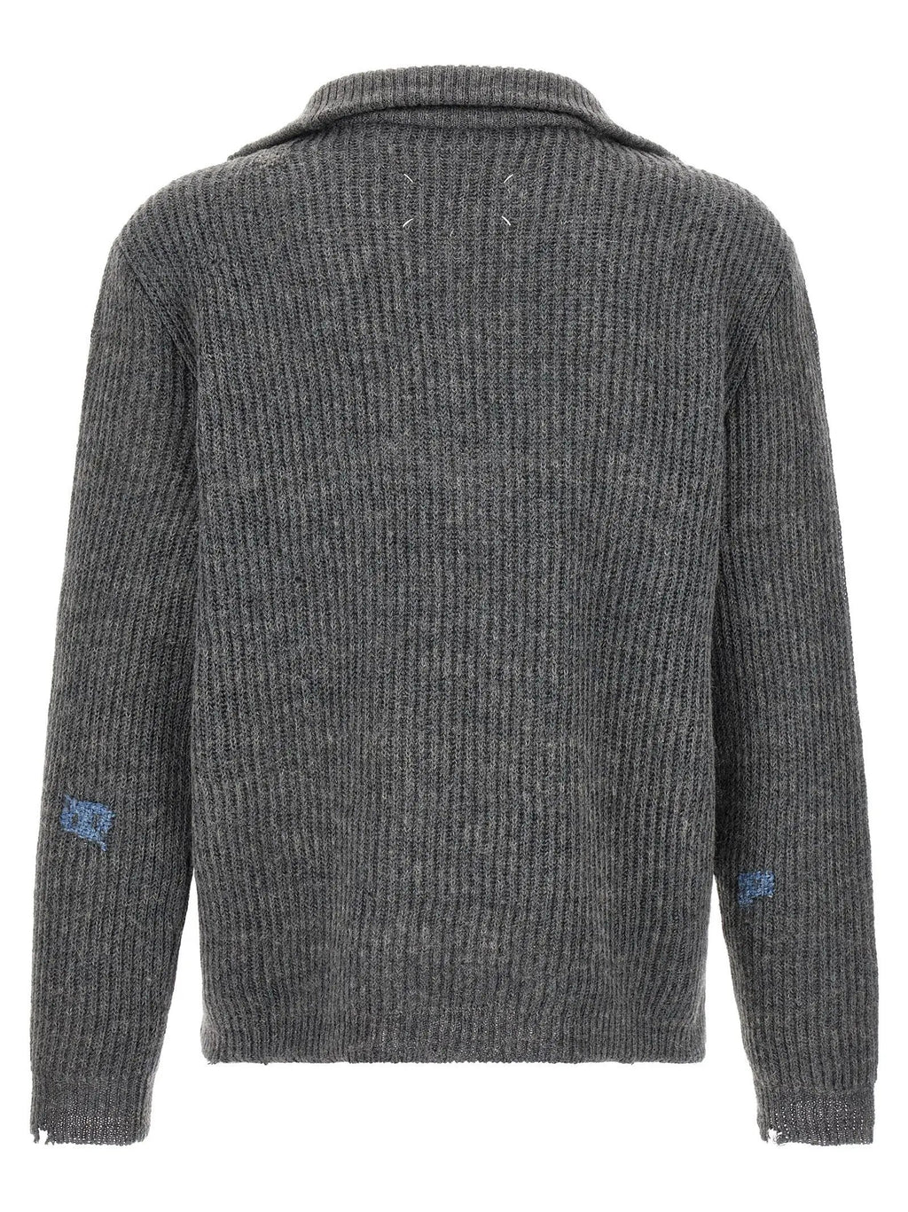 Maison Margiela Gray Linen Cardigan