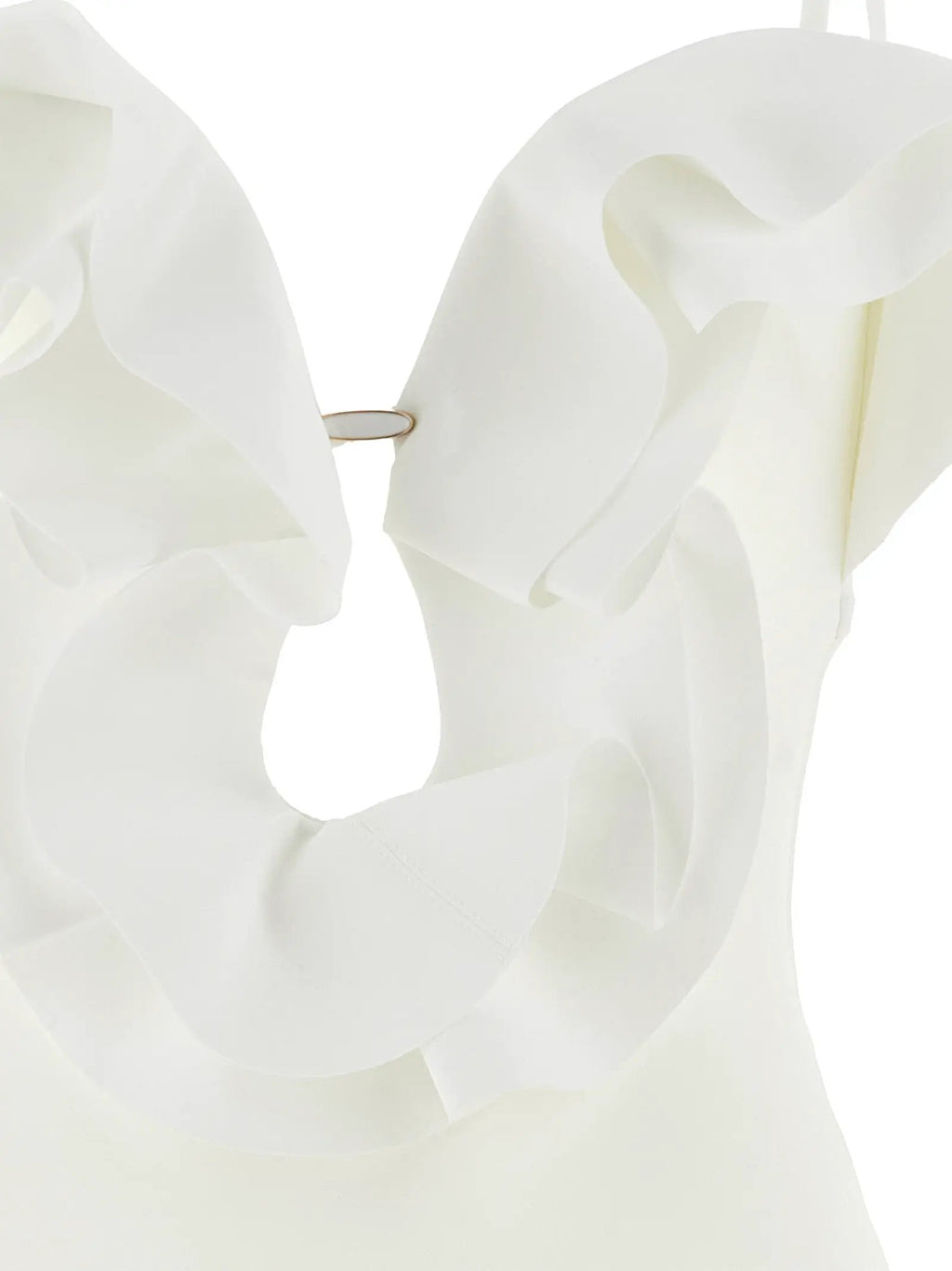 Zimmermann White Polyamide One-Piece Swimsuit