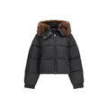 PINKO Brown Goose Down Full-Length Jacket
