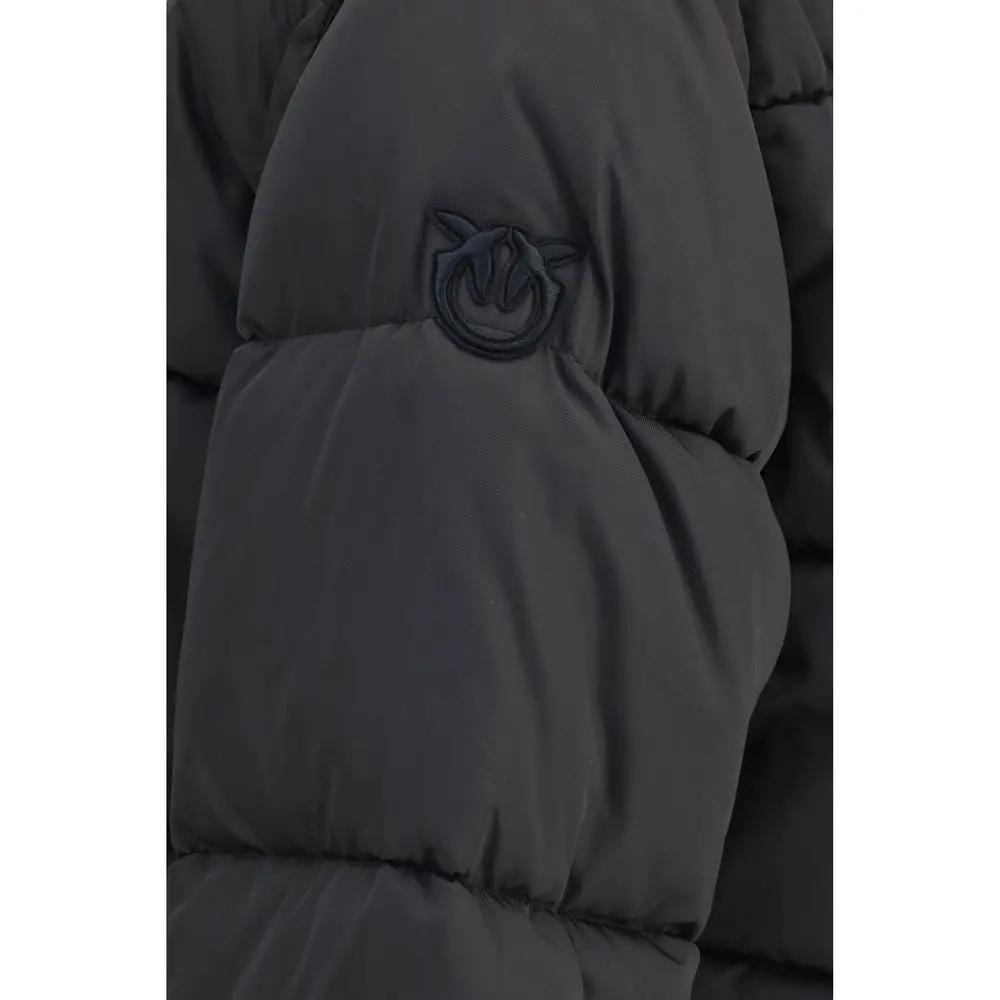 PINKO Brown Goose Down Full-Length Jacket