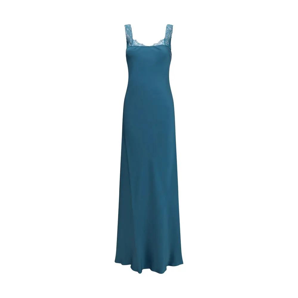 Forte_Forte Blue Acetate Long Dress