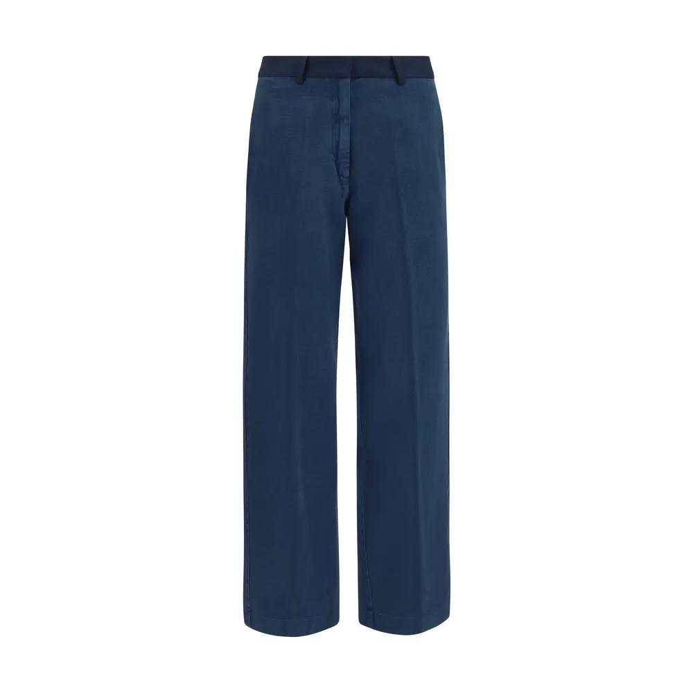 Forte_Forte Blue Cotton Chino Pants