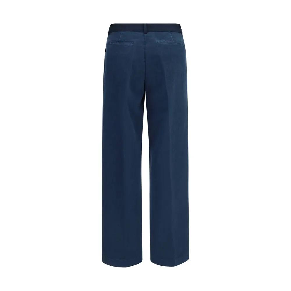 Forte_Forte Blue Cotton Chino Pants