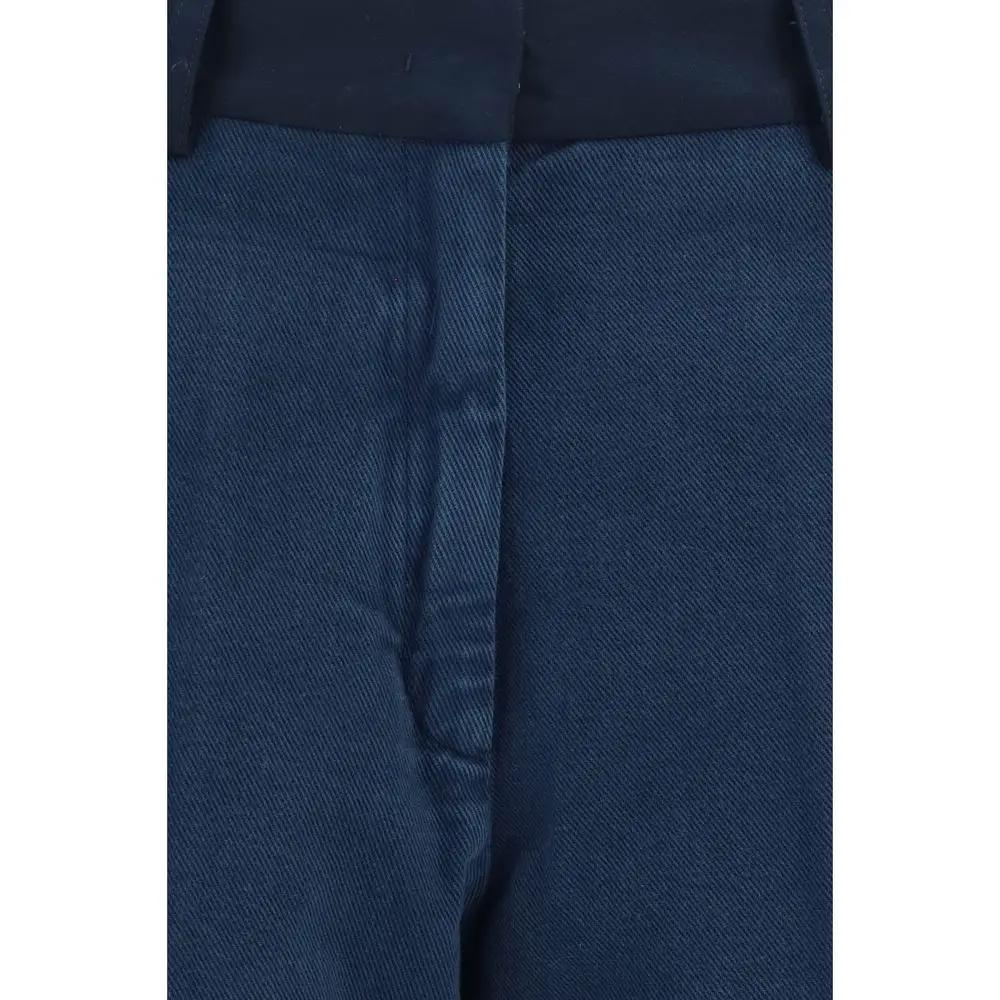 Forte_Forte Blue Cotton Chino Pants
