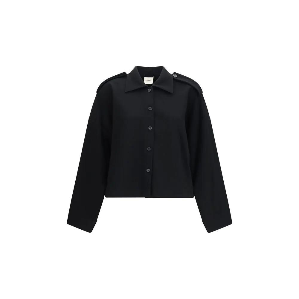 Khaite Black Acetate Shirt