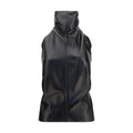 Khaite Black Lamb Ovis Aries Aries Sleeveles T-Shirt