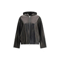 Khaite Black Lamb Ovis Aries Aries Leather Jacket