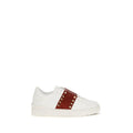 Valentino Garavani Valentino Garavani White Calf Leather Bos Taurus Low Top Sneakers