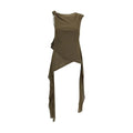Ganni Bicolor Polyester Blouse