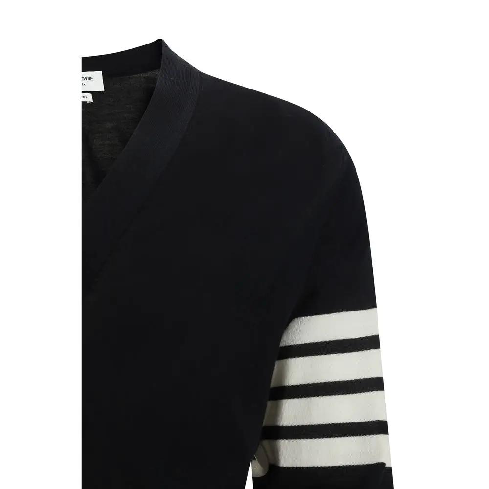 Thom Browne Black Wool Oves Aries Cardigan
