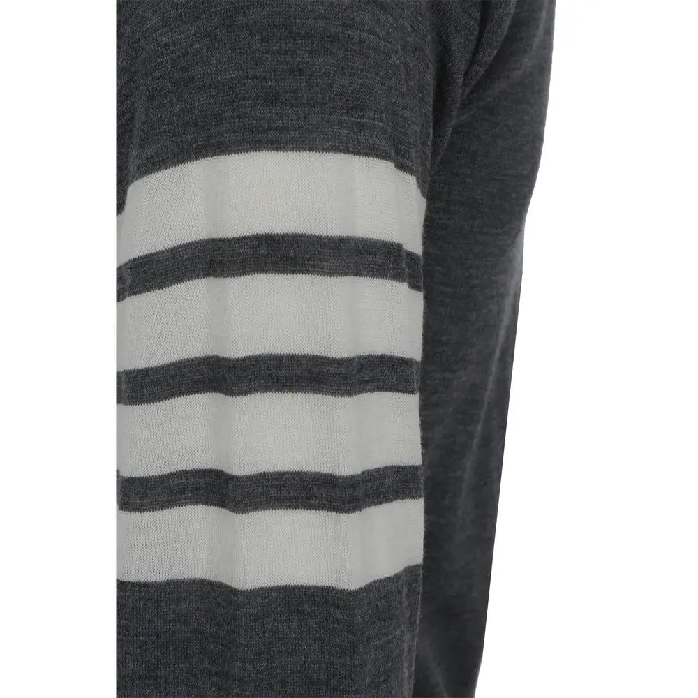 Thom Browne Gray Wool Oves Aries Cardigan