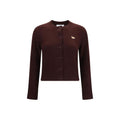 Maison Kitsuné Brown Wool Oves Aries Cardigan