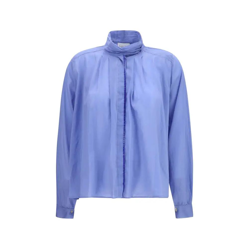 Forte_Forte Forte_Forte Blue Cotton Blouse