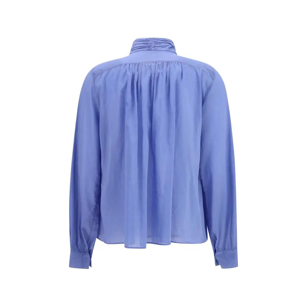 Forte_Forte Forte_Forte Blue Cotton Blouse