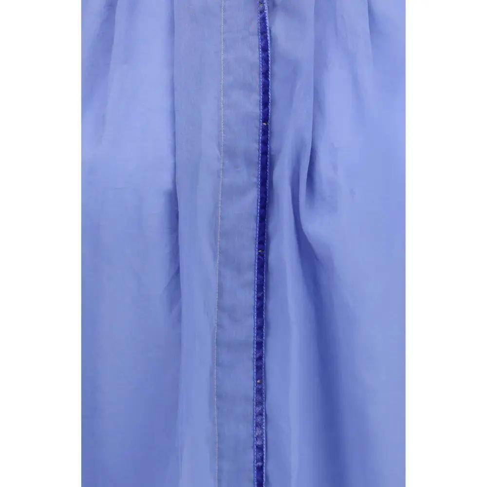 Forte_Forte Forte_Forte Blue Cotton Blouse
