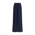 Max Mara Max Mara Blue Silk Casual Pants