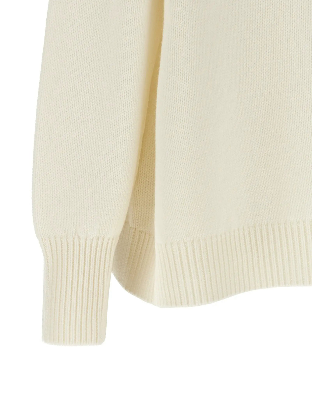 Fabiana Filippi White Virgin Wool Cardigan