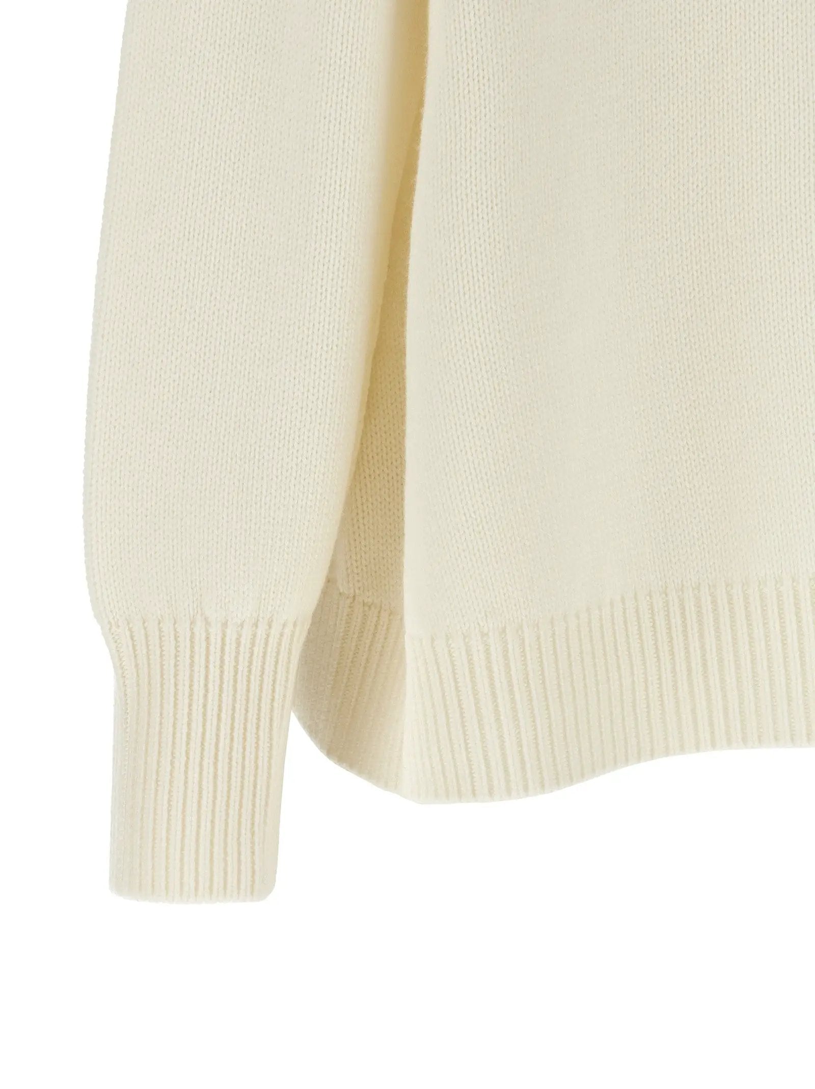 Fabiana Filippi White Virgin Wool Cardigan
