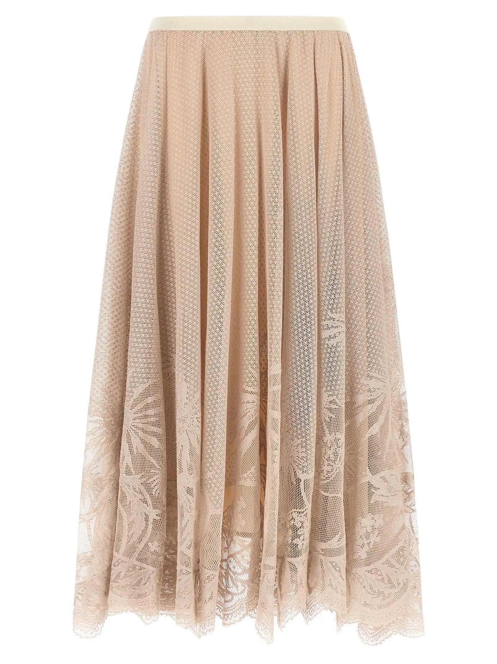 Jupe midi en coton multicolore Fabiana Filippi