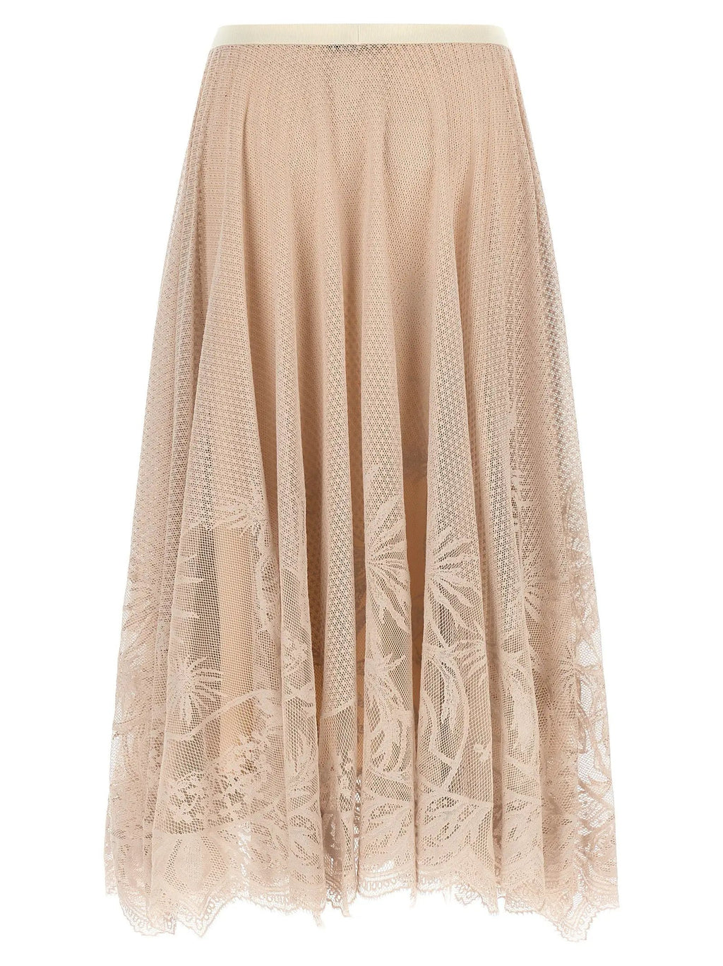Jupe midi en coton multicolore Fabiana Filippi