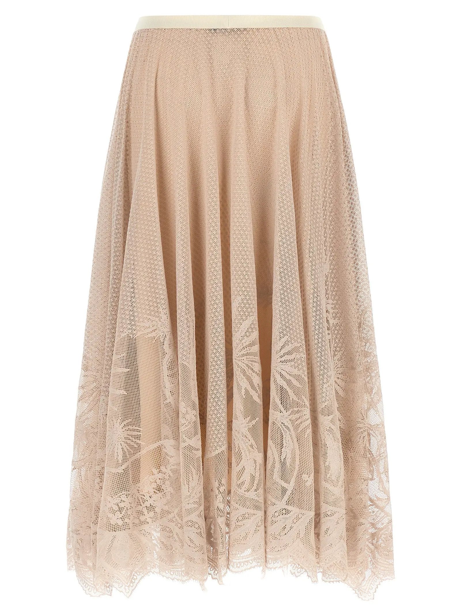 Jupe midi en coton multicolore Fabiana Filippi