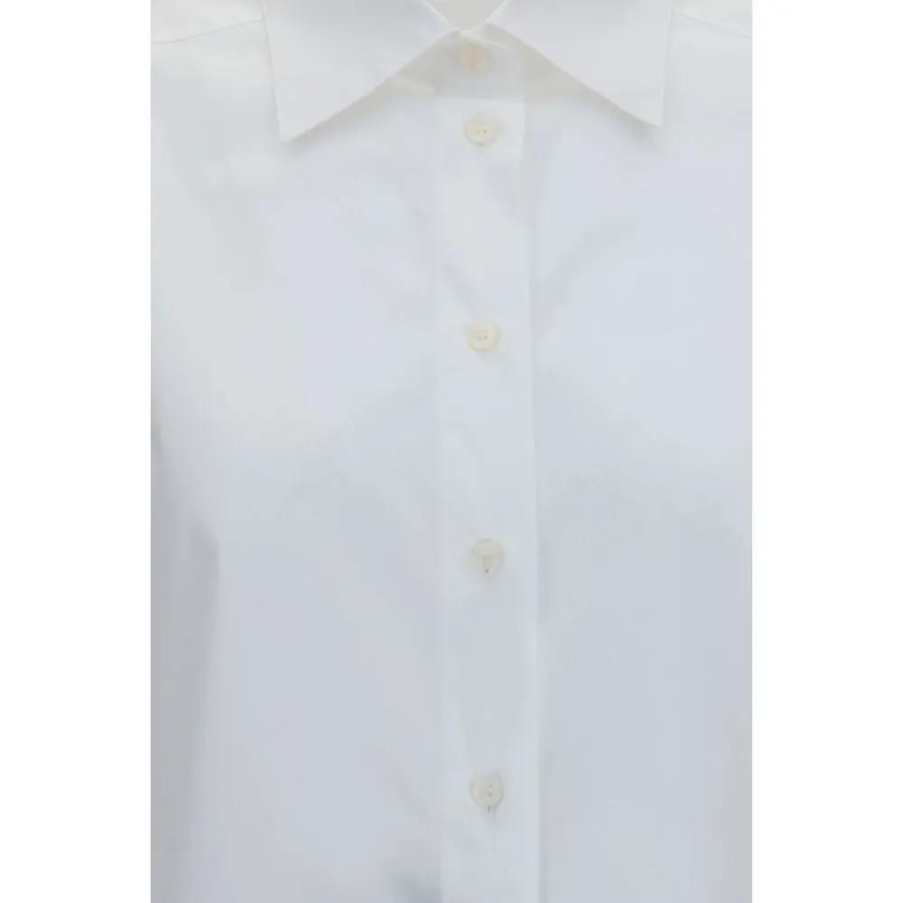 Dolce & Gabbana White Cotton Dress Shirt