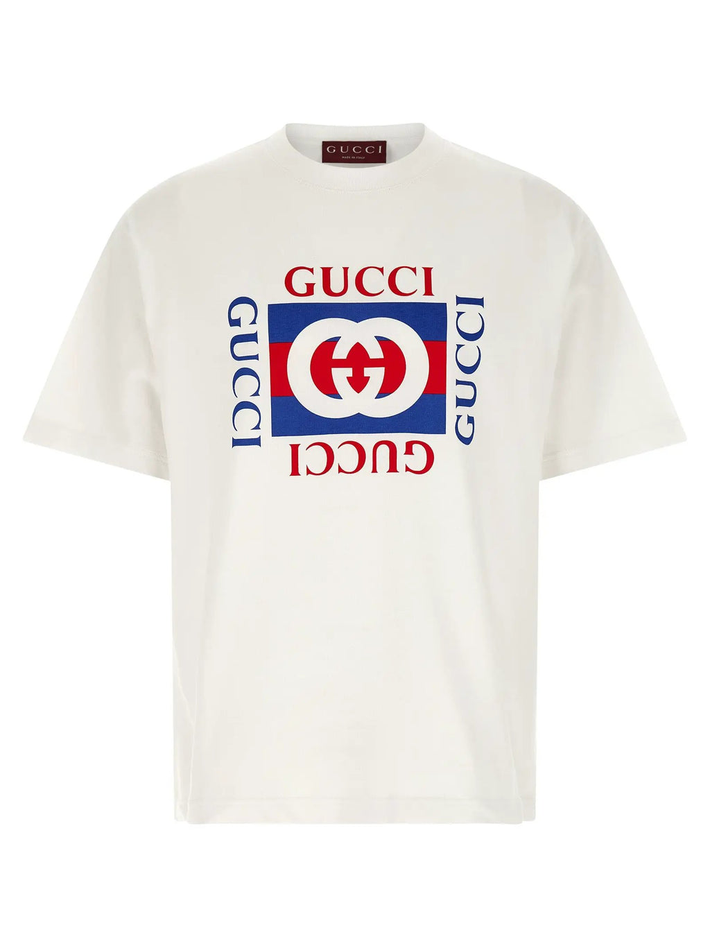 Gucci White Cotton T-Shirt
