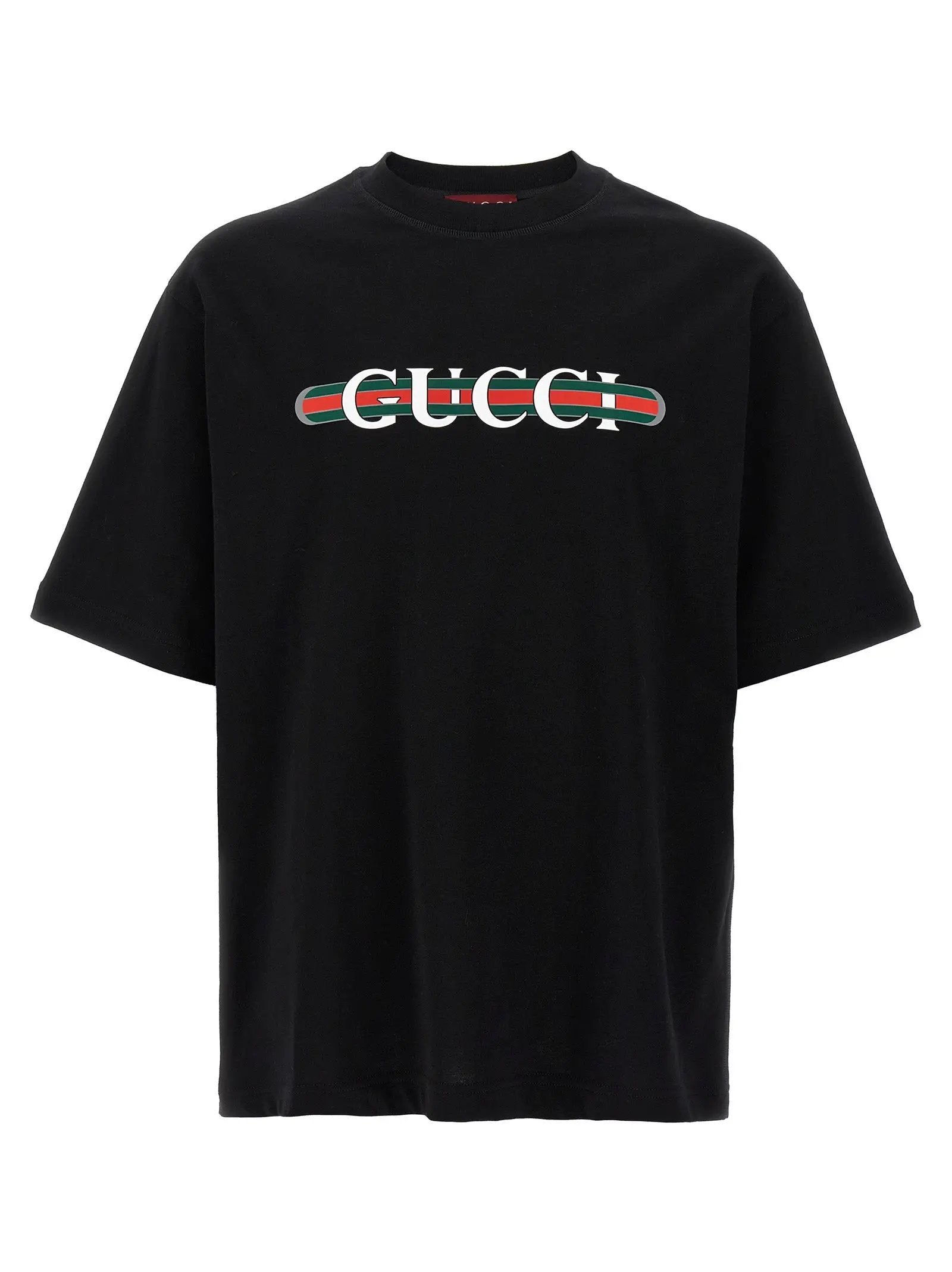Gucci Black Cotton T-Shirt