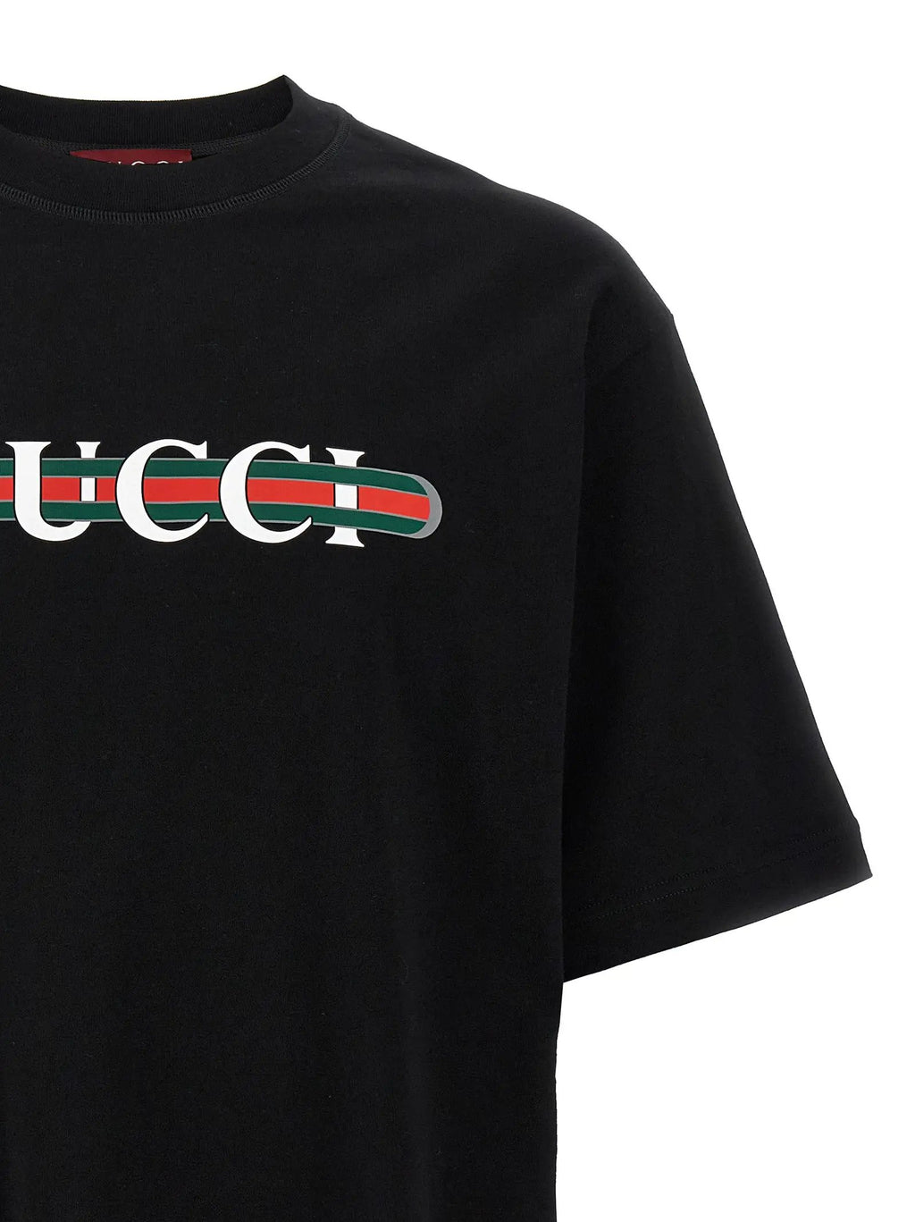Gucci Black Cotton T-Shirt