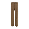Prada Brown Wool Oves Aries Dress Pants