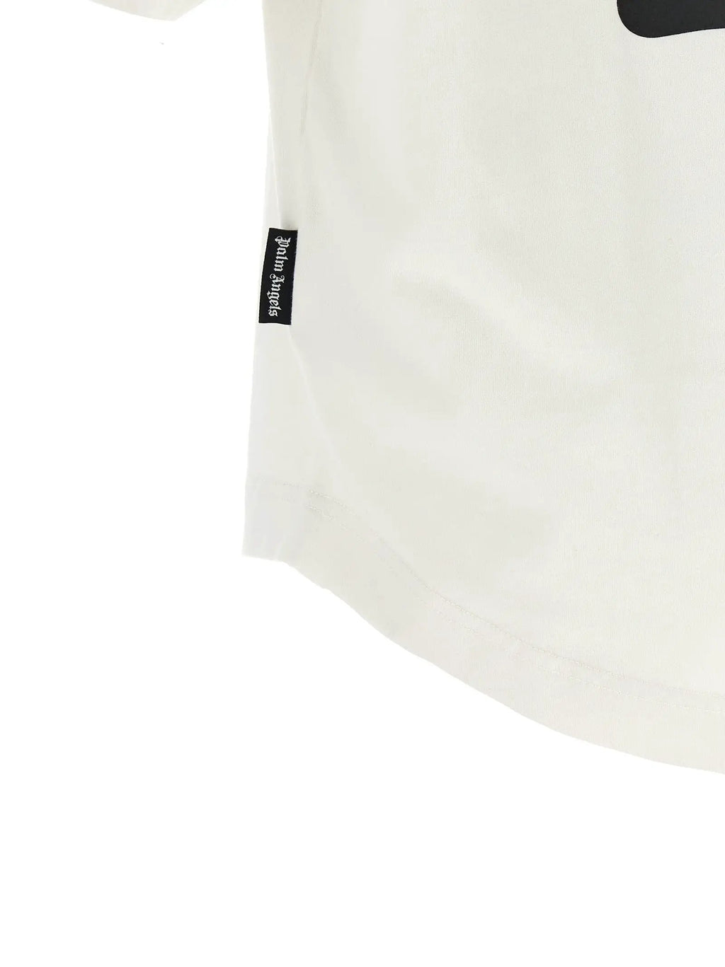 Palm Angels White Cotton T-Shirt